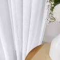 thumbnail image 3 of Cortinas transparentes Tollpiz de lino texturizado, 138 x 115 cm, color blanco, 2 paneles, 3 of 5