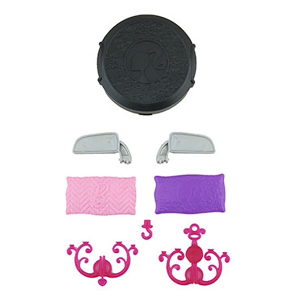 Replacement Parts for Barbie Camping Van CJT42 - Barbie RV Pop Up Camper Vehicle Playset ~ Replacement Pretend Chandelier, Fire Mirrors and Pillows - Walmart.com