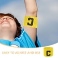 thumbnail image 4 of OULII 4Pcs Team Identification Adjustable Football Armband for Outdoor Use, 4 of 8