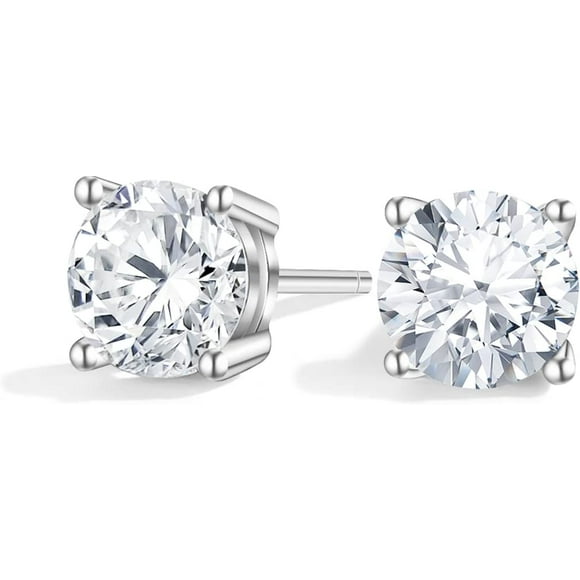 GFDYREE Moissanite Earrings Lab Created Diamond 925 Sterling Silver Stud for Men Women Jewelry Gifts