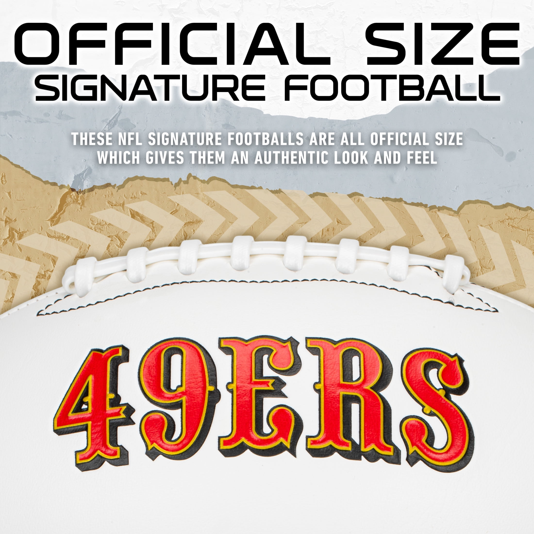 Franklin Sports NFL San Francisco 49ers Autograph Football