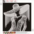 thumbnail image 2 of Kit Con Forma Especial Parcial DIY 5D Señora 30x30cm, 2 of 9