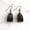 Brown, variant on Retro Chic Mini Oval Leopard Soft Fur Genuine Leather Drop Hook Earrings Jewelry
