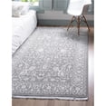 thumbnail image 1 of Unique Loom 3129977 7 x 10 ft. Olympia New Classical Rectangular Rug, Gray, 1 of 1