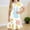 Multicolor, variant on Cethrio Girls' Nightgowns Size 14, Casual Mid-length Summer Short Sleeve Kids Sleep Dresses Sleepwear Multicolor Size 14
