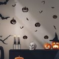 thumbnail image 2 of pdqouc Hallow-een Party Supplies Halloween Window Clings for Glass Pumpkin Bat Door Stickers Halloween Decorations Glass Stickers Wall Decals for Home Party Decoration, 2 of 7