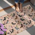 thumbnail image 4 of Black Cute Dachshund Dog and Wine Door Rugs,Washable Non Slip Door Mats Indoor,Decorative Door Mats,Entry Mat Indoor for Entrance,Bedroom,Kitchen,Bathroom,20"x32", 4 of 6