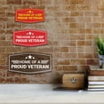 thumbnail image 4 of Signs ByLITA Fancy Home of a Proud Veteran Easy Installation | Honor Veterans with Military Signs | US Pride | Businesses and Homes Sign (Black) - Large, 4 of 8