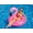 1 Pack-Pink, variant on Hik-Eqtor Inflatable Flamingo Pool Floats with Lights, Solar Powered Swim Tube Rings, 42'' Lake Beach Floaties Summer Pool Raft for Adults,Pink