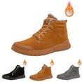 thumbnail image 4 of NOKIO Men'S Snow Boots Men'S High Top Snow Boots Fashion Casual Trainers Breathable Flat Casual Shoes Winter Padded Warm Men'S Boots Men'S Leisure Snow Field Shoes, 4 of 5