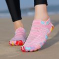 thumbnail image 2 of lnmuld Men Women Five Toe Shoes Barefoot Shoes for Water Yoga Fitness Hiking Color:Pink,Size:43, 2 of 9