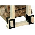 thumbnail image 4 of 4-Pc. Log Rack Brackets, Black, 6-1/2 x 9-1/4 x 4-1/4 In. - 15211, 4 of 5