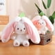 thumbnail image 5 of Conejito de peluche de 18/25/35 cm, zanahoria kawaii, fresa, se convierte en conejo, zanahoria de 35 cm, 5 of 5