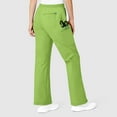 thumbnail image 2 of Wink WonderFLEX Grace - Women's Flare Leg Cargo Scrub Pant, Green Apple, 2X Petite, 2 of 7