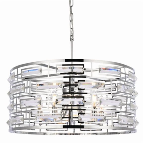 Kennedy 24 inch pendant in chrome