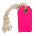 thumbnail image 2 of JAM Paper Tiny Neon Pink Paper Gift Tags, with String 4.75" x 2.37" x 13" (100 Count), 2 of 5