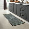 thumbnail image 2 of Maples Rugs - A - Pelham Medallion Washable Indoor Runner Rugs, 1'8 x 5', Charcoal/Blue, 2 of 4
