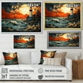 thumbnail image 4 of Designart "Majestic Lighthouse on the Coast III" Nautical & Beach Floater Framed Canvas Print, 4 of 7