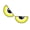 Type C, variant on Punk Themed Raised Eye Sticker Not Reflective Sticker Demons Eye Car Decal for Vehicle Exteriors