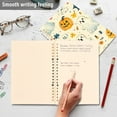 thumbnail image 4 of FORMRS 1-Subject Spiral Notebook 8" x 5" College Ruled 60 Refillable Sheet A5 Hard Cover, 2 Pack, Halloween Cute Ghosts, 4 of 7