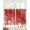 Green Red, variant on Love Heart Valentines Day Sheer Curtains 63 Inch Length 2 Panels Set for Living Room/Bedroom, Botanical Eucalyptus Red Black Plaid Kitchen Curtains Grommet Curtains Window Treatments 42"x63"x2