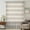 Beige, Off-White, Taupe, variant on Yellow Striped Sheer Curtains 45 Inches Long, Beige Retro Minimalism Abstract Stripes Light Filering Curtains, Breathable Simi Curtain Privacy Drapes for Kitchen Bathroom Lightweight Window Treatment