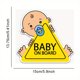 thumbnail image 4 of 1Pcs Baby Safety Car Stickers, Baby Drinking Stickers Decals - Ensure Safe Driving, Eye-catching Tips, Ideal for Parents, 4 of 6