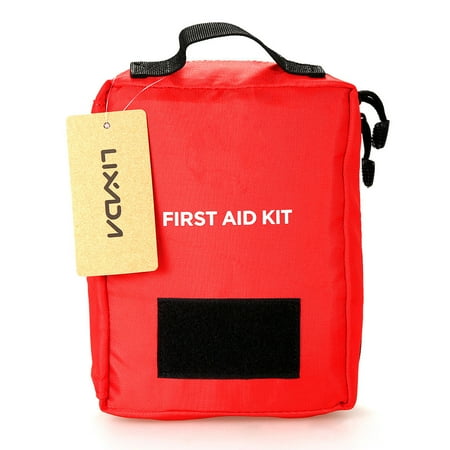 Lixada First Aid Kit Empty Bag Travel Emergency Survival Pouch Medical Storage Bag Case Medicine Package Pack (Best First Aid Kit For Survival)