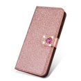 thumbnail image 7 of Allytech Galaxy S10 5G Case ONLY (Not for S10/S10e/S10+), Glitter PU Leather Folio Flip Magnetic Closure Stand Feature Cards Slots Wallet Cases Covers for Samsung Galaxy S10 5G, Rosegold, 7 of 7