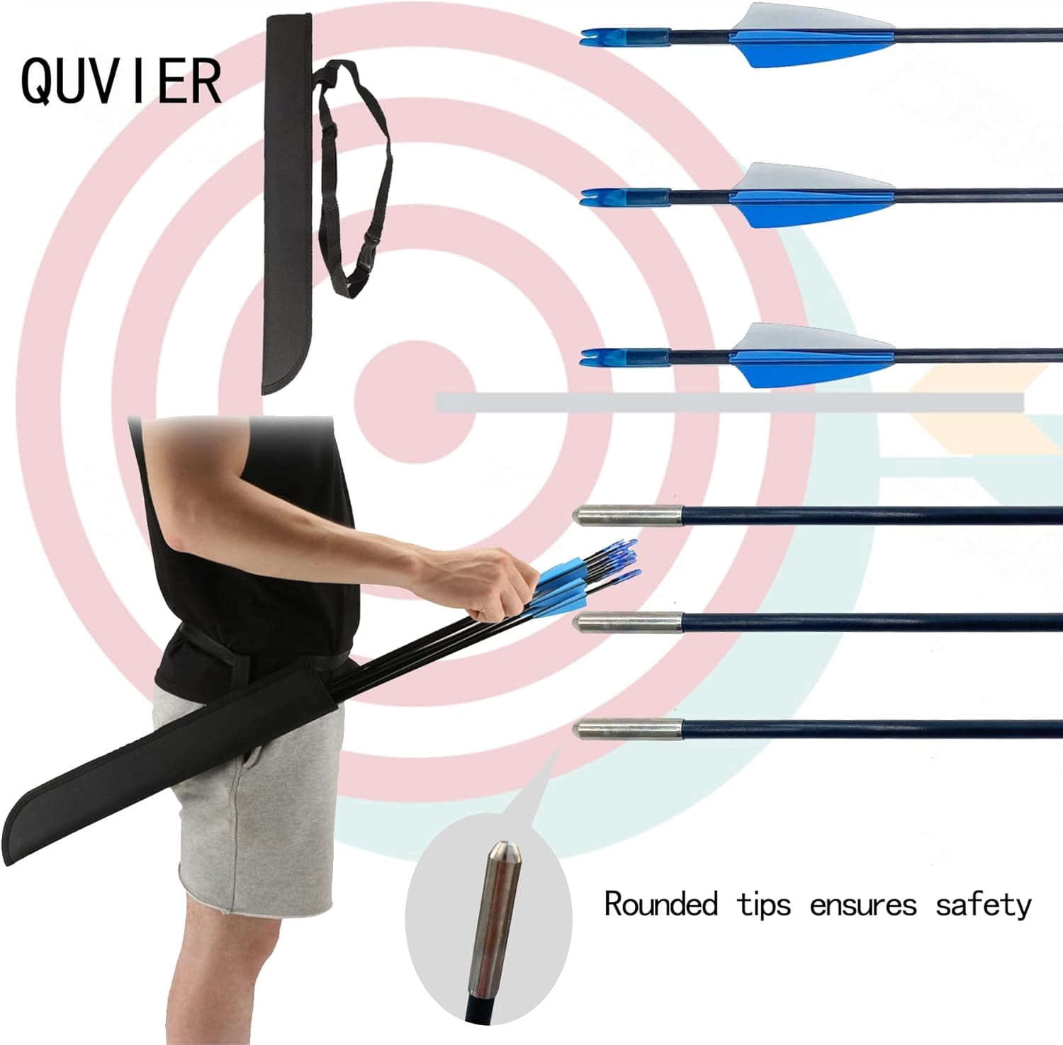 45" Youth Bow and Arrows Set for Kids 8-12 Teens Recurve Archery Beginner Gift Longbow Kit, Outdoor Hunting Play Gift Toys, 9 Arrows, 4 Target Face for Backyard Game Age 12-14 14-16