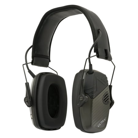 ULTRX™ Stereo Electronic Earmuff, Olive, Adult, NRR 24 Db, Model 4113
