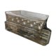 thumbnail image 3 of Wosthever Práctica caja de almacenamiento de huevos con tapa para cocina, estante de almacenamiento de huevos transparente y compacto Almacenamiento y organización del hogar Marrón 2 capas, 3 of 5