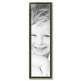 thumbnail image 2 of ArtToFrames 12" x 45" Black Panel With Silver Lip Picture Frame, 12x45 inch Multi Wood Poster Frame (WOM-5093),  Pack, 2 of 7