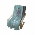 thumbnail image 4 of Saying Soft Flannel Fleece Throw Blanket, Retro Pastel Bike with Basket and Text My Life is a Ride, Cozy Plush for Indoor and Outdoor Use, 50" x 70", Pale Blue Dark Purple, by Ambesonne, 4 of 6