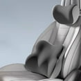 thumbnail image 4 of Aodebiao Ergonomic Car Seat Cushion Set - Lumbar Support & Neck Pillow for Driving Comfort - Breathable Flock Cover with Memory Foam, 4 of 6