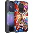 thumbnail image 1 of DALUX MetKase Hybrid Slim Phone Case Compatible with Motorola Moto G Play (2021) - Katana Girl, 1 of 2