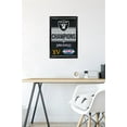 thumbnail image 6 of NFL Las Vegas Raiders - Champions 23 Wall Poster, 14.725" x 22.375" Framed, 6 of 6