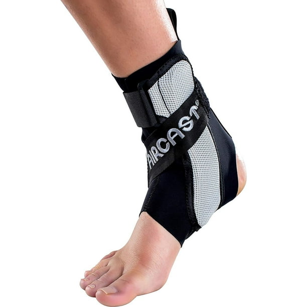 Aircast A60 Ankle Support Brace, Right Foot, Black, Medium (Shoe Size Men's 7.511.5 / Women's