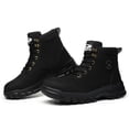 thumbnail image 2 of LASUDRAA Mens Steel Toe Safety Shoes, Puncture & Slip Resistant Work Shoes, Lightweight Comfortable Industrial Construction Boots for Men, 2 of 9