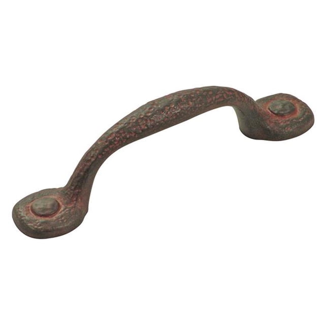 Hickory Hardware P3001-RI-10B 3 Po Raffiné Rustique Centre à Centre Pull&44; Fer Rustique - Pack de 10