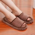 thumbnail image 1 of Slippers for Women,Lazy Floor Cleaning Slippers For Detachable Washable Floor Cleaning Slippers Silent Vacuuming Slippers Hands Cleaning,Womens Slippers,Brown,6-8.5, 1 of 3