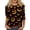 Black #124, variant on Halloween Womens Shirts Funny 3/4 Sleeve Pullover Horror Pumpkin Bat Printed Tops Spooky Round Neck T Shirts Holiday Three Quarter Length Blouses, XL
