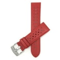 thumbnail image 1 of 22mm GT Rally Perforrated, Vented Racer Leather Watch Strap Band, Stainless Steel Buckle, 1 of 8