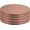 Rose Gold, variant on O'Creme Gold Foil Round Cake Board Drum, 10 Inch, Pack of 5, Disposable Round Cake Base and Foil Cake Platter for Baking Displays