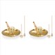 thumbnail image 1 of Quemador de 8 Piezas, Soporte de Incienso para Varitas de Incienso/Bobina de Incienso/Conos de Incienso, Recogedor de Cenizas de LatóN para Sala de Yoga de MeditacióN, 1 of 5