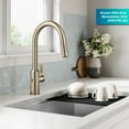 thumbnail image 6 of KRAUS Oletto Touchless Sensor Pull-Down Single Handle Kitchen Faucet in Spot-Free Antique Champagne Bronze, 6 of 7