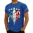 thumbnail image 3 of America 250 Shirt Men 250th Anniversary USA Patriotic Tee Graphic T Shirts 4th of July Independence Day Outfits, 3 of 3