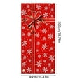 thumbnail image 3 of Versatile Holiday Use: Can be used on front doors, room entrances, walls, or even as a tablecloth during Christmas parties or family gatherings, 3 of 4