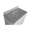 thumbnail image 7 of Westminster 36" Bathroom Vanity with White Cabinet and Carrara Marble Top, 7 of 7