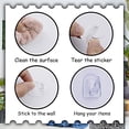 thumbnail image 6 of 10 PCS Clear Adhesive Hooks for Hanging, Plastic Small Acrylic Sticky Wall Hooks with Non Marking Sticker for Home, Kitchen, Bathroom, Bedroom, Office, 6 of 9